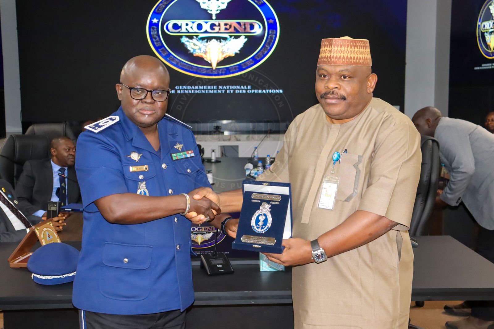 Coopération sécuritaire : la délégation du Nigerian  Army Resource Center reçue à la Gendarmerie nationale